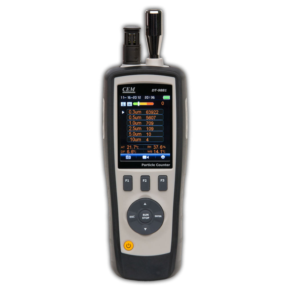 CEM DT-9881 Video Particle Counter With Built-In Camera