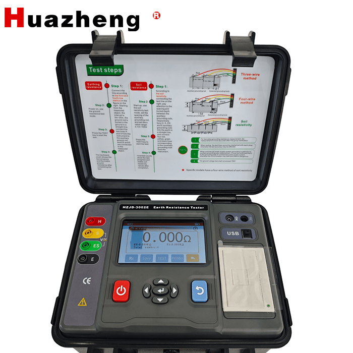 HZJD-3002E Earth Resistance Meter Grounding Resistance Tester