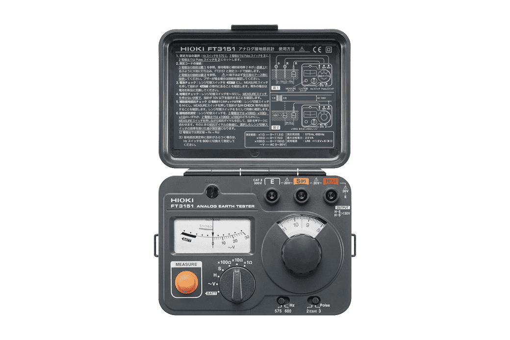 Hioki FT3151: Analog Earth Resistance Tester