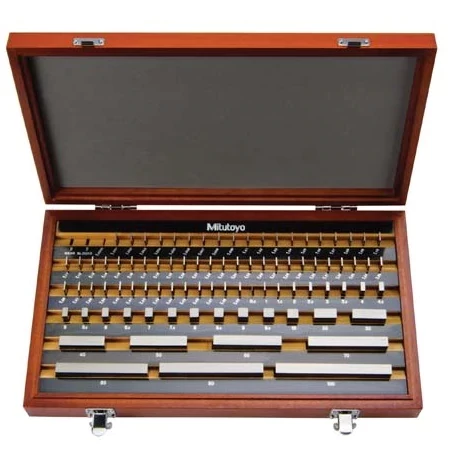 Mitutoyo 516-947-10 : Metric Rectangle Steel Gauge Block ( 87 Piece )