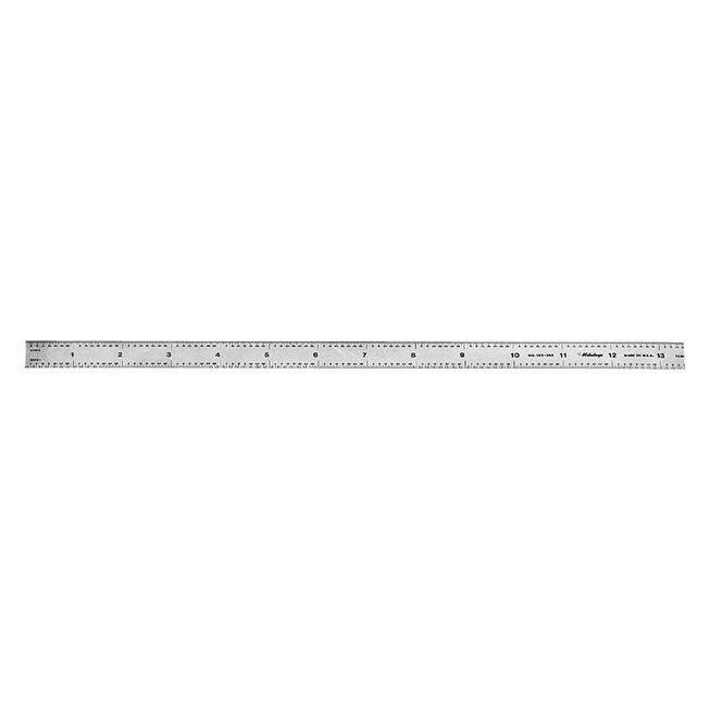 Mitutoyo 182-265 Full-Flexible Steel Rule, Size 600mm X 24"