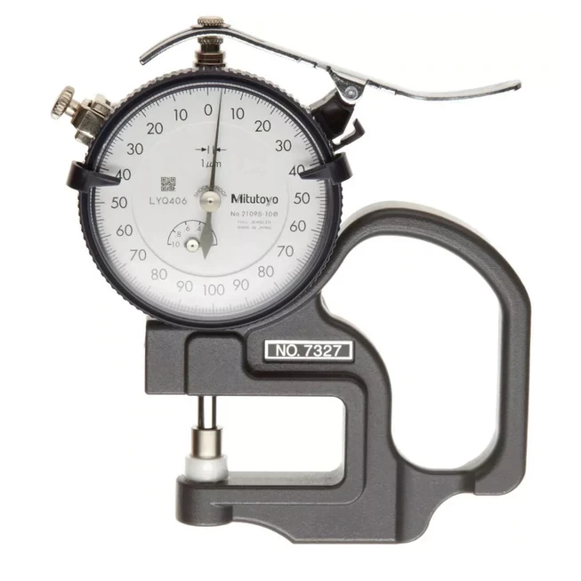 Mitutoyo 7327 : Dial Thickness Gauge, 0-1mm