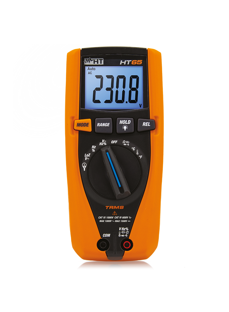HT Instruments HT65 TRMS Digital Multimeter for DC Voltage Measurements up to 1500V