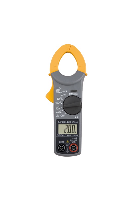 Kyoritsu KT200 Digital AC Clamp Meter, 400 A