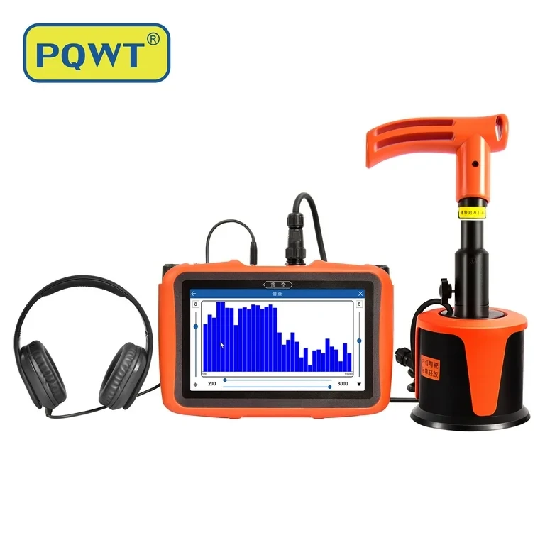 PQWT-L3000 Water Leakage Detection for Indoor and Outdoor Pipe Leak Locator Tester 5 Meters