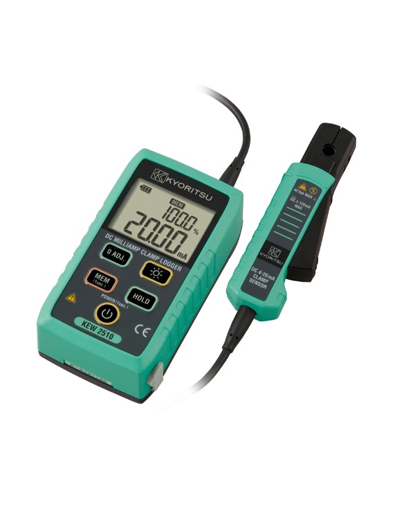 Kyoritsu KEW2510 DC Milliamp Clamp Logger, Bluetooth