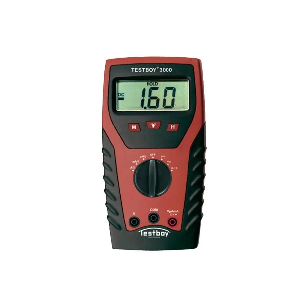 Testboy 3000 Digital multimeter with cable break detector and LED torch