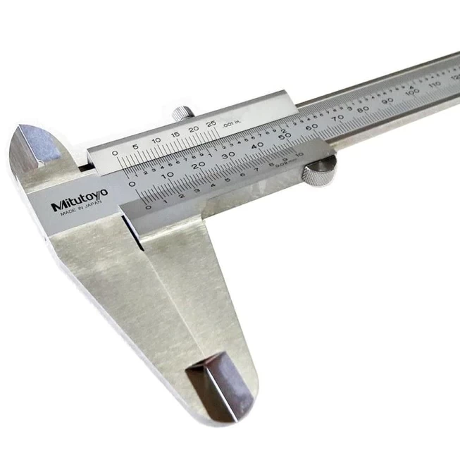 Mitutoyo 530-119: Vernier Caliper, 0-300mm / 0-12inch