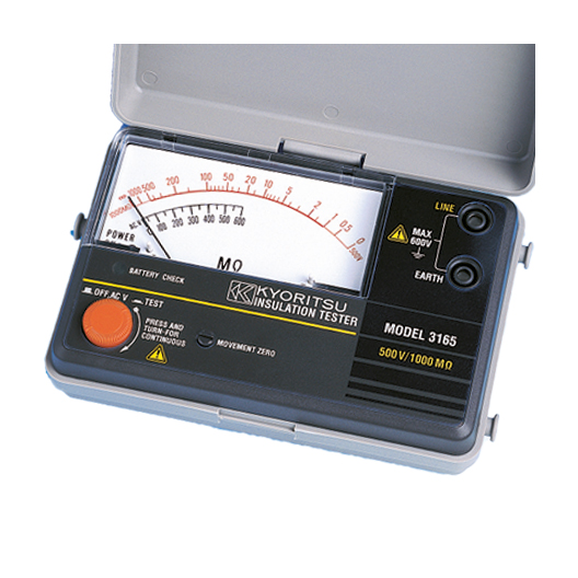 Kyoritsu 3165 Analog Insulation Tester, 500V
