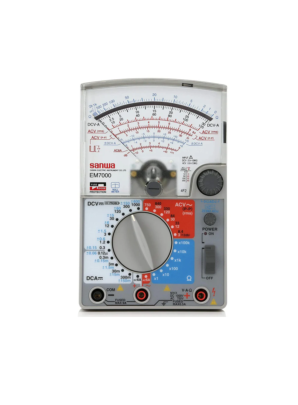 Sanwa EM7000 Analog Multimeter High Sensitivity FET for Measurement of Lower Capacitance