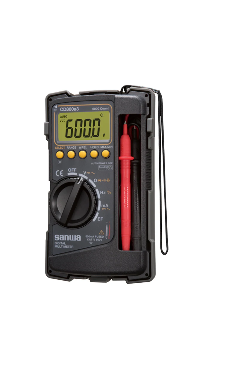 Sanwa CD800a3 Digital Multimeter with Tough Body Cover