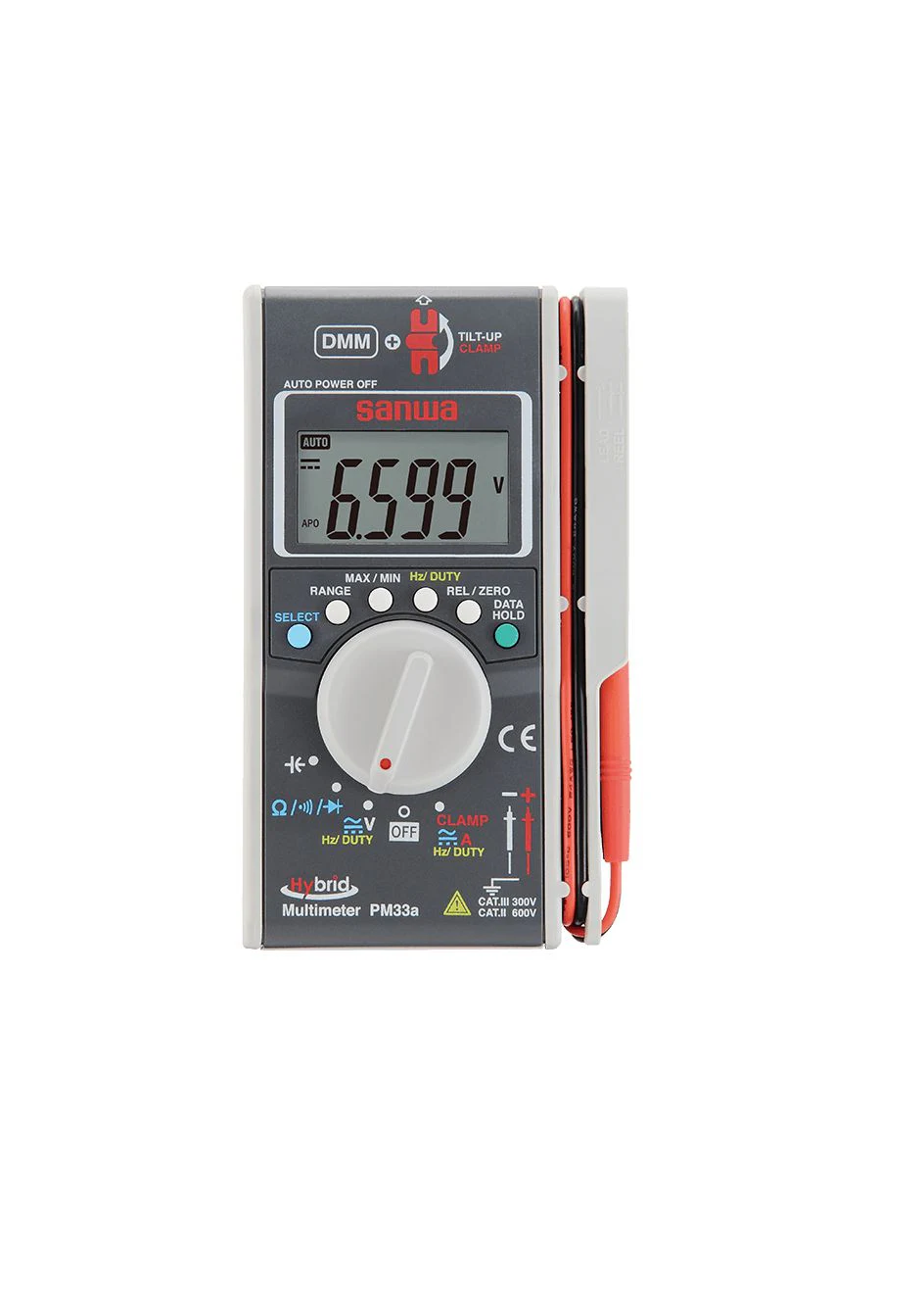 Sanwa PM33a Pocket Size Hybrid Digital Multimeter + Clamp Meter