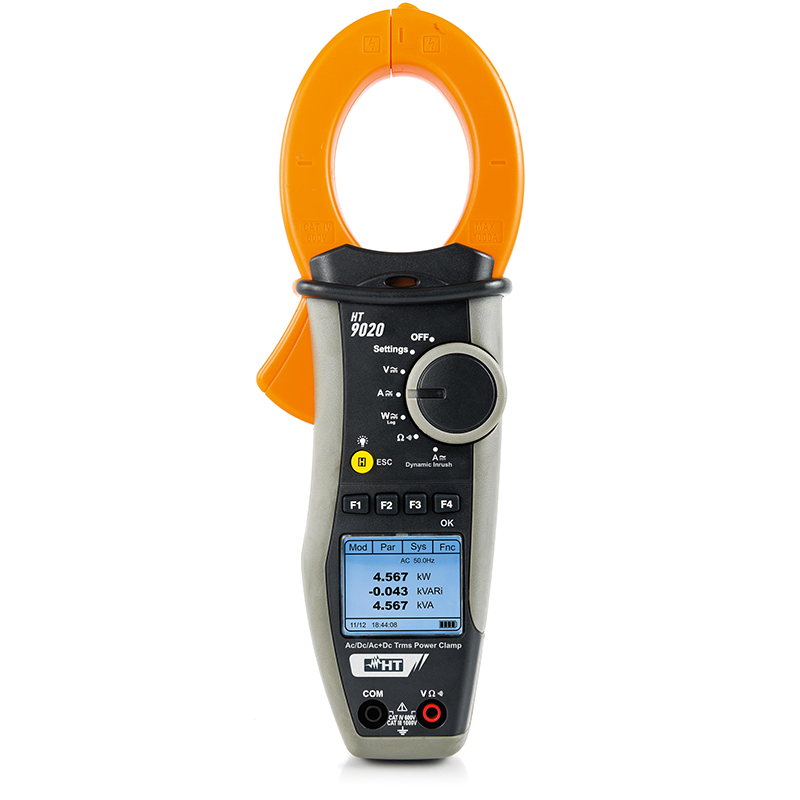 HT Instruments HT9020 Clamp-on Power Quality Analyzer 1000A AC/DC TRMS