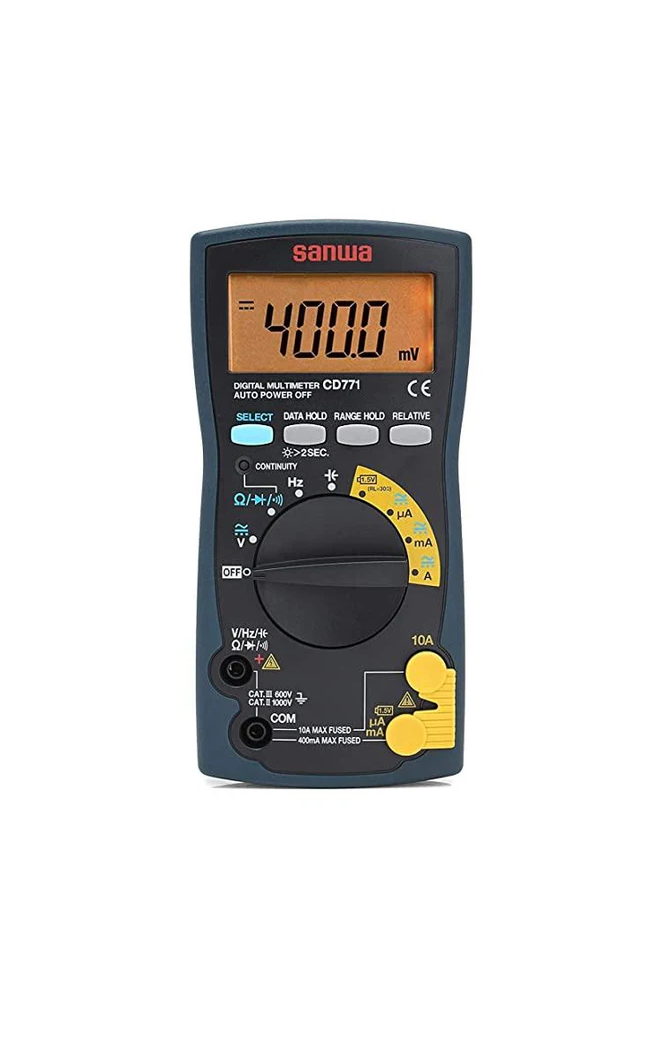 Sanwa CD771 Digital Multimeter with Backlight & Continuity Buzzer with LED