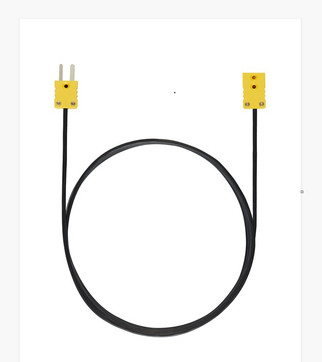 Extension Cable, 5m, For Thermocouple Probe Type K