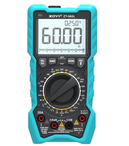 ZT-980L Digital multimeter+measure inductance