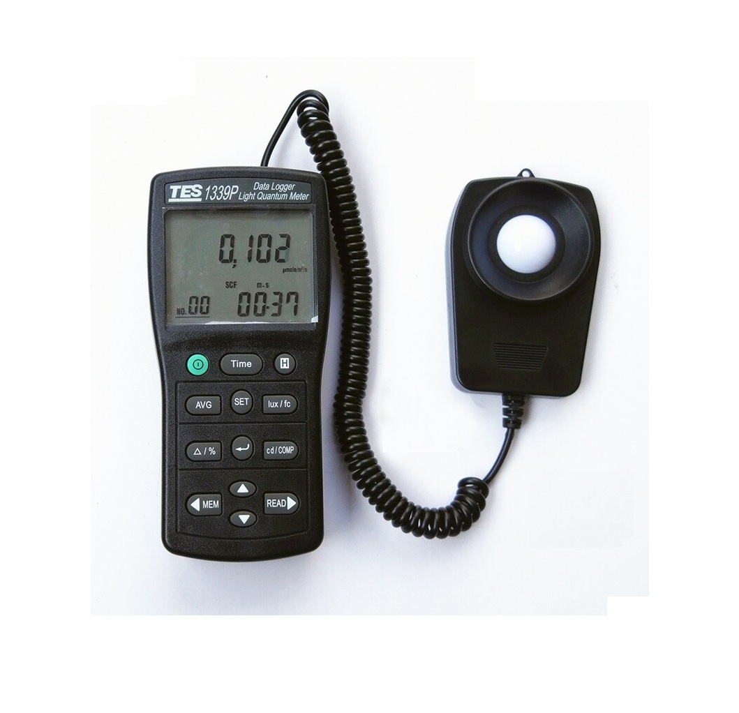 TES-1339P Photosynthesis Light Quantum Meter with Data Logging
