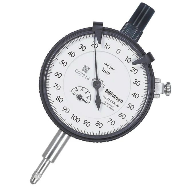 Mitutoyo 2109S-10 : Dial Indicator 1mm 0-100-0 Dial-Lug Back