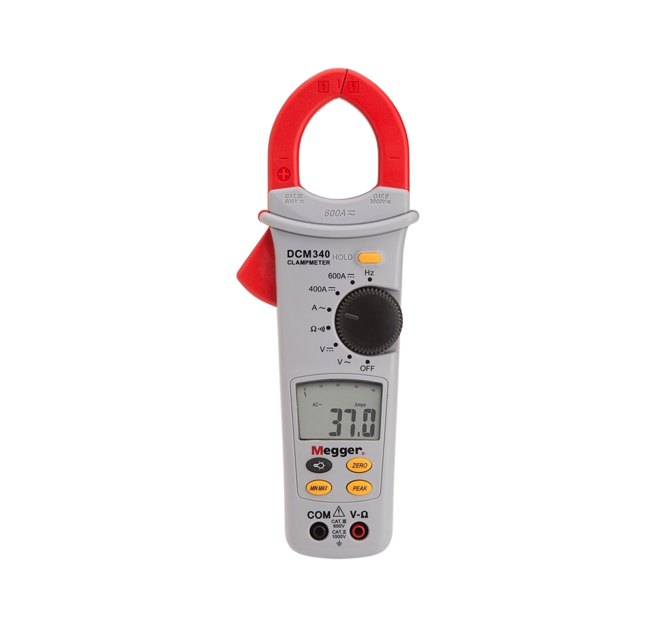 Megger DCM340 Digital Clamp Meter, 600A/600V