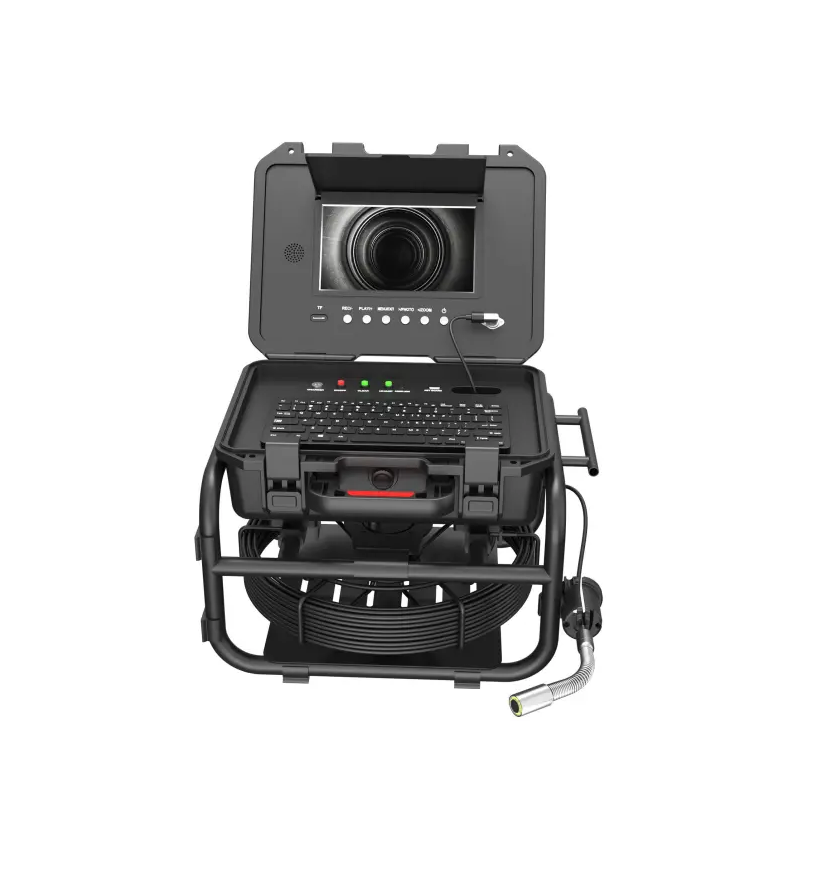 F5100DJKABTX-30M-7C Borescope HD Sewer Pipe Inspection Camera Range 30 Meter Cable