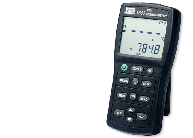 TES-1317 Portable Platinum Resistance Temperature Detector