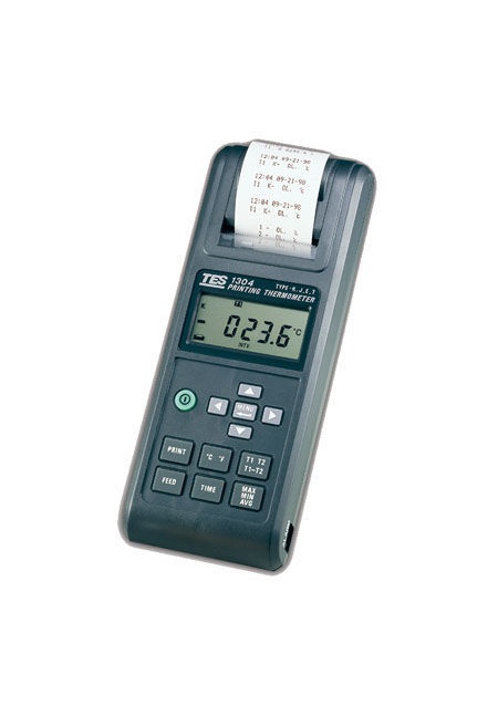 TES-1304 Dual-Channel Printing Thermometer