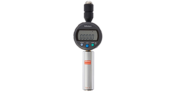 Mitutoyo 811-334-10 HH-334 Digital Durometer Shore D Long-Leg, Range 20~90