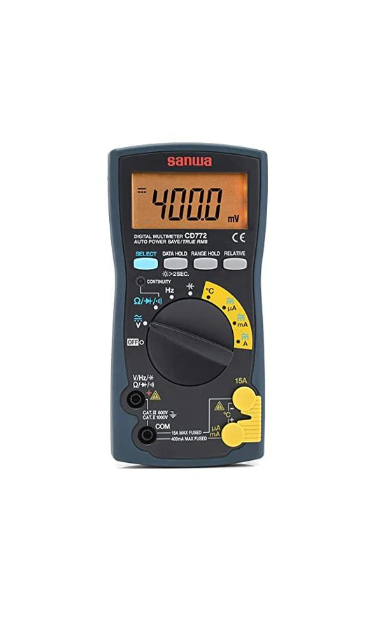 Sanwa CD772 Digital Multimeter with Backlight & Temperature Measurement